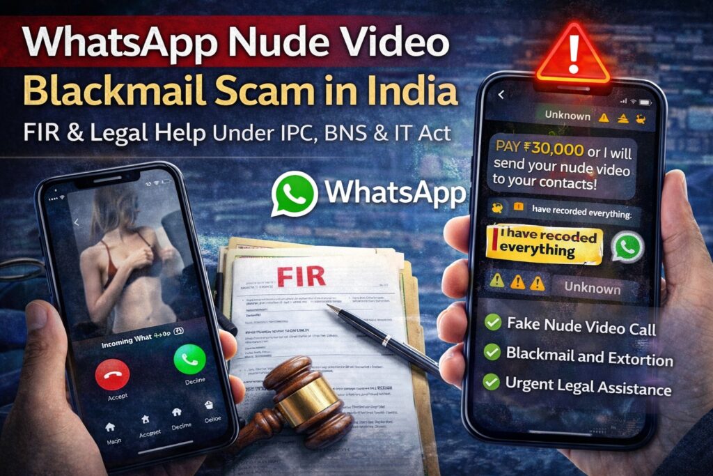 WhatsApp Nude Video Blackmail Scam in India: Sextortion Crime Under IPC, BNS & IT Act 1000912094