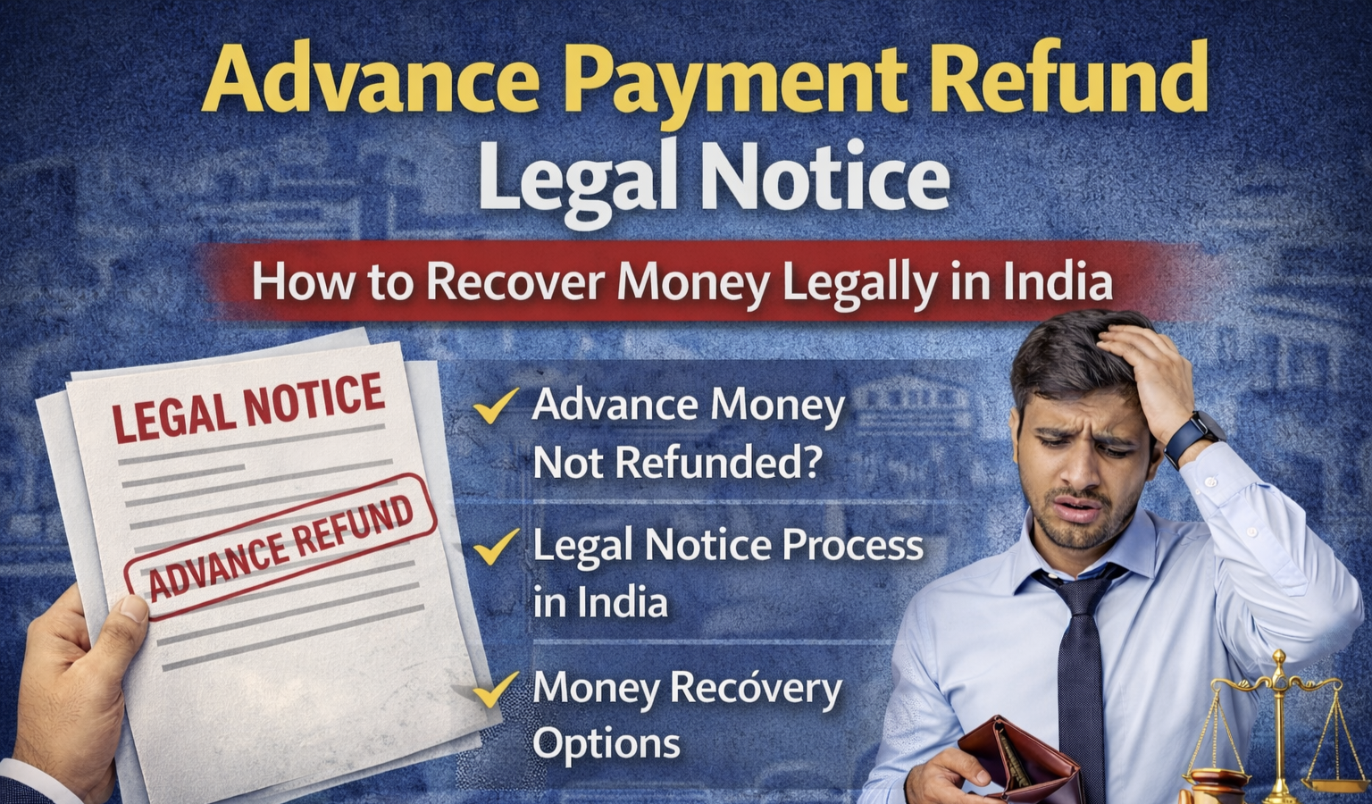 Advance Payment Refund Legal Notice – How to Recover Money Legally in India img 20260131 090659
