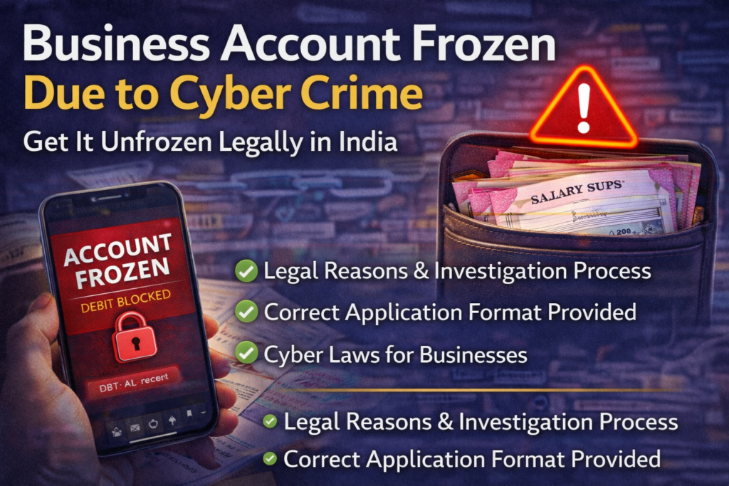 Business Account Unfreeze Format Due to Cyber Crime (India) file 00000000002871fa9334a8cd8ebfe5ef