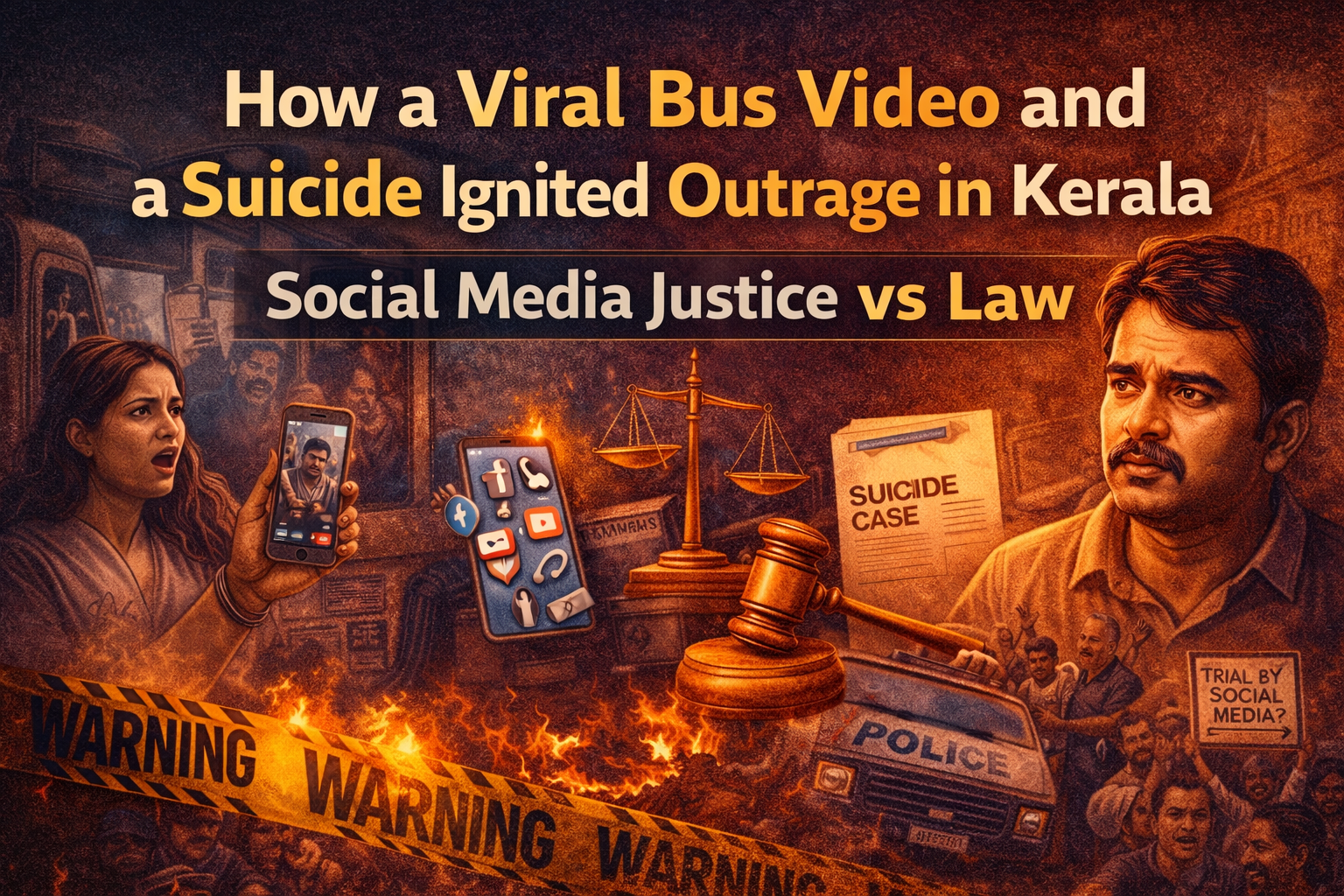 How a Viral Bus Video and a Suicide Ignited Outrage in Kerala | Social Media Justice vs Law file 0000000008e471fa893406469f87bc47