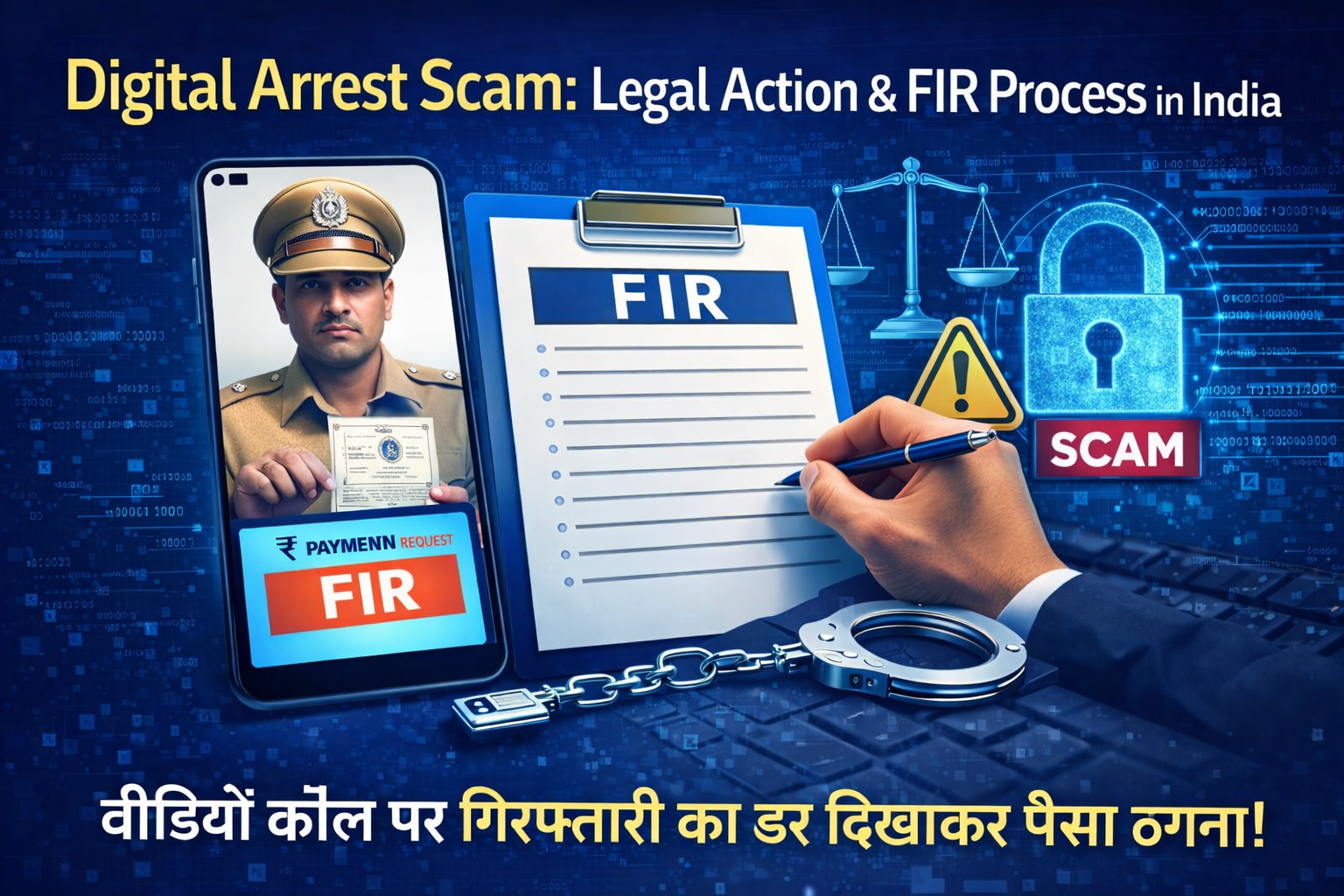 Digital Arrest Scam: Legal Action & FIR Process in India (Guide Hindi English) file 000000000c9871fd91f237b96668ff86