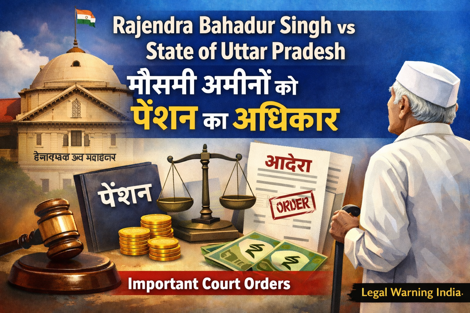Rajendra Bahadur Singh vs State of Uttar Pradesh: Seasonal Collection Ameen Pension Rights | Legal Analysis file 0000000014cc71fab42eae613ec47fa0