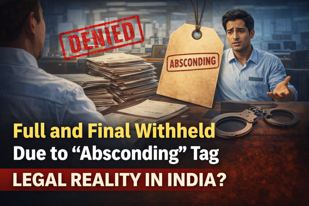 Company Holding Full and Final Due to Absconding Tag (Legal Reality) file 0000000050c0720993ea0a4622df2dfe