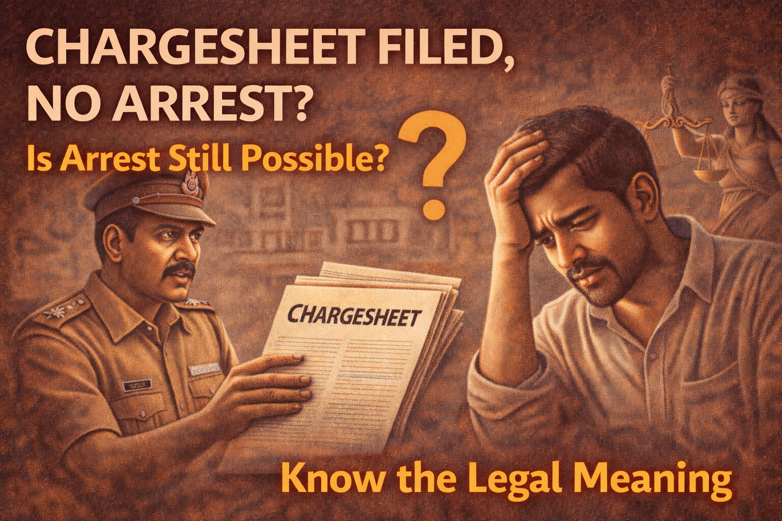 Chargesheet Filed but No Arrest – What It Means Under Indian Criminal Law file 000000006e8472079868ca2b72debb0a