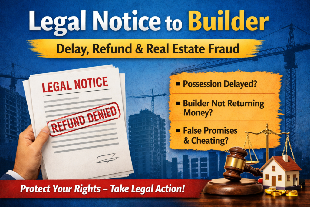 Legal Notice to Builder for Delay in Possession & Refund (Legal Rights Explained) file 0000000070cc72088cd0688bef55bd43