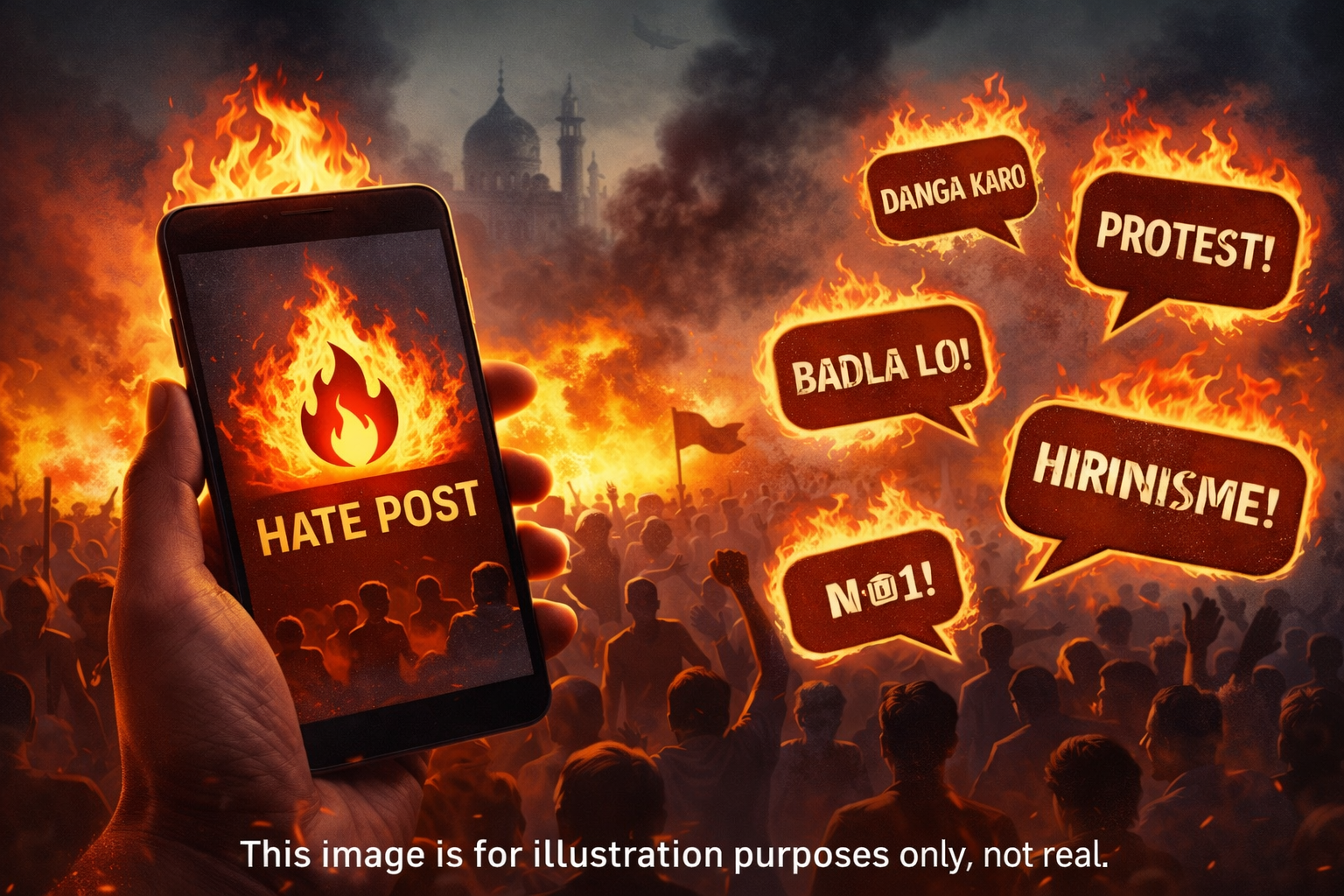 Social Media Par Dwesh aur Dharmik Uksava: Bharat Mein Sakht Kanoon aur Legal Action Explained file 0000000081347209b60cb60d3498776f