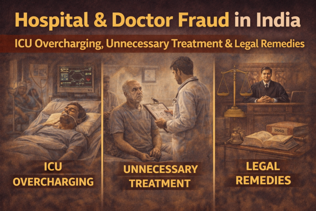 Hospital & Doctor Fraud in India – ICU Overcharging, Unnecessary Treatment & Legal Remedies file 00000000a3f47206a1d1e3a913a69107