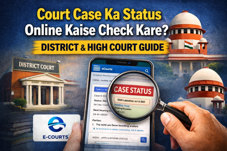 Court Case Status Online Kaise Check Kare? District & High Court Guide ...