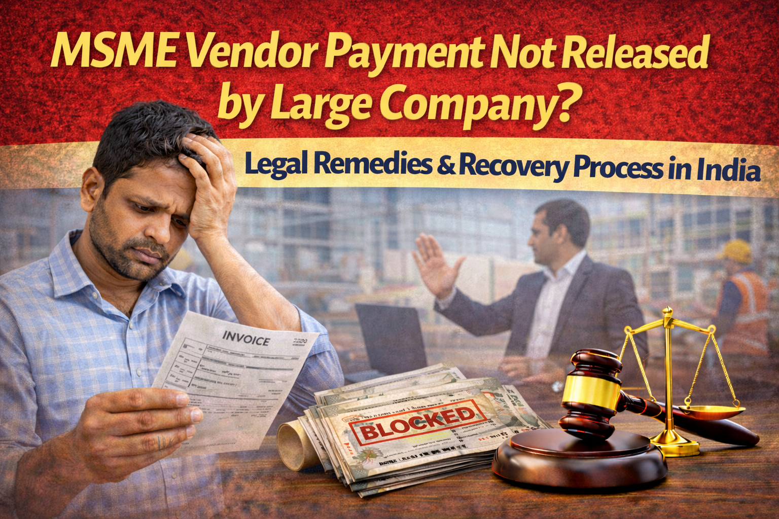 MSME Vendor Payment Not Released by Large Company – Legal Remedies & Recovery Process in India file 00000000d8b07209a0f1b0051136386b