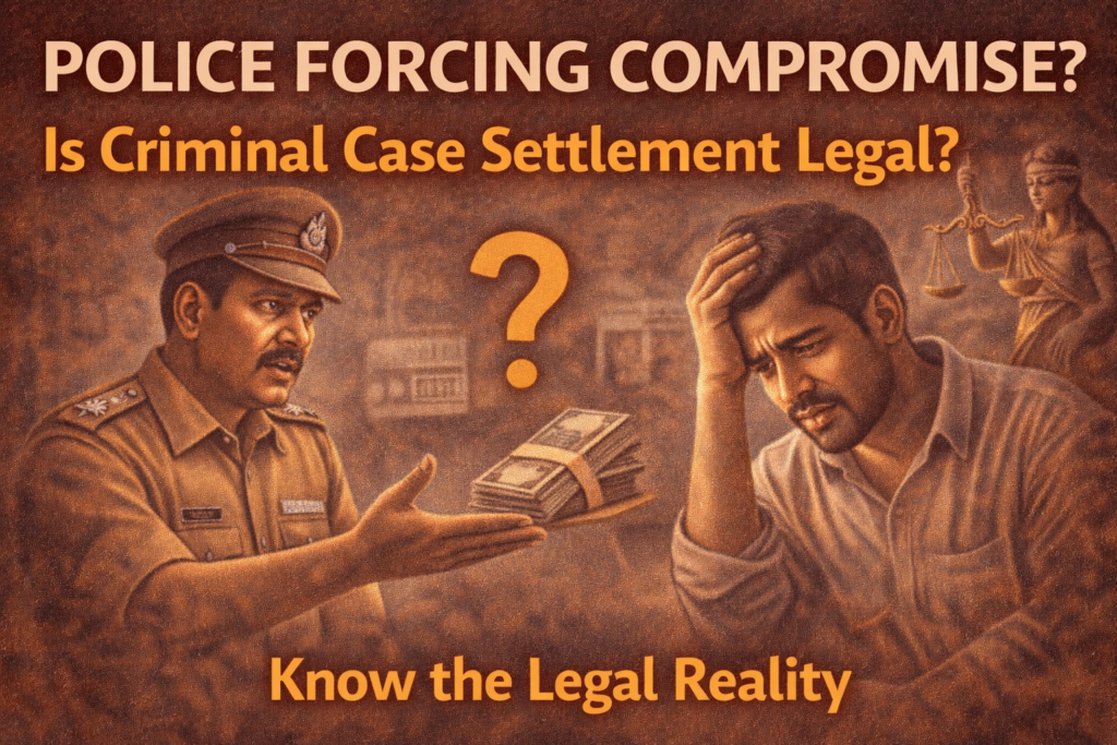 Police Asking for Compromise in Criminal Case ( Legal Reality ) file 00000000db1c72099106bd0d8ff08cff