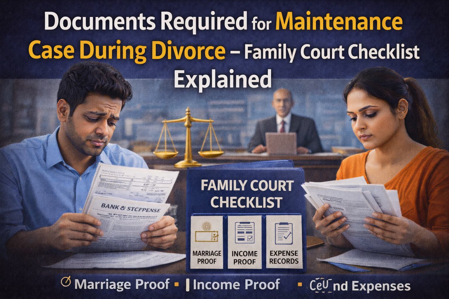 Documents Required for Maintenance Case During Divorce – Family Court Checklist Explained file 0000000041bc72088e33f2d1011fefb8