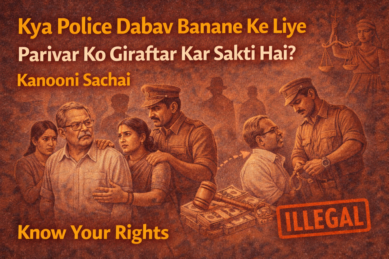 क्या पुलिस दबाव बनाने के लिए परिवार के सदस्यों को गिरफ्तार कर सकती है? कानूनी सच्चाई file 000000007b4471fa82d4e92a43fbbe96