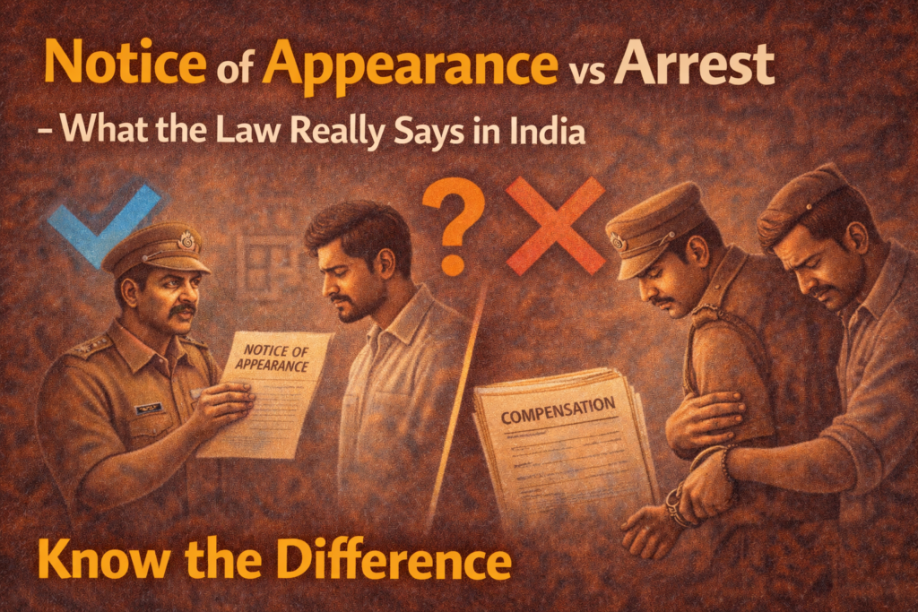 Received Police Notice? Know the Difference Between Appearance and Arrest file 0000000094907208a68c1098e6811fd2