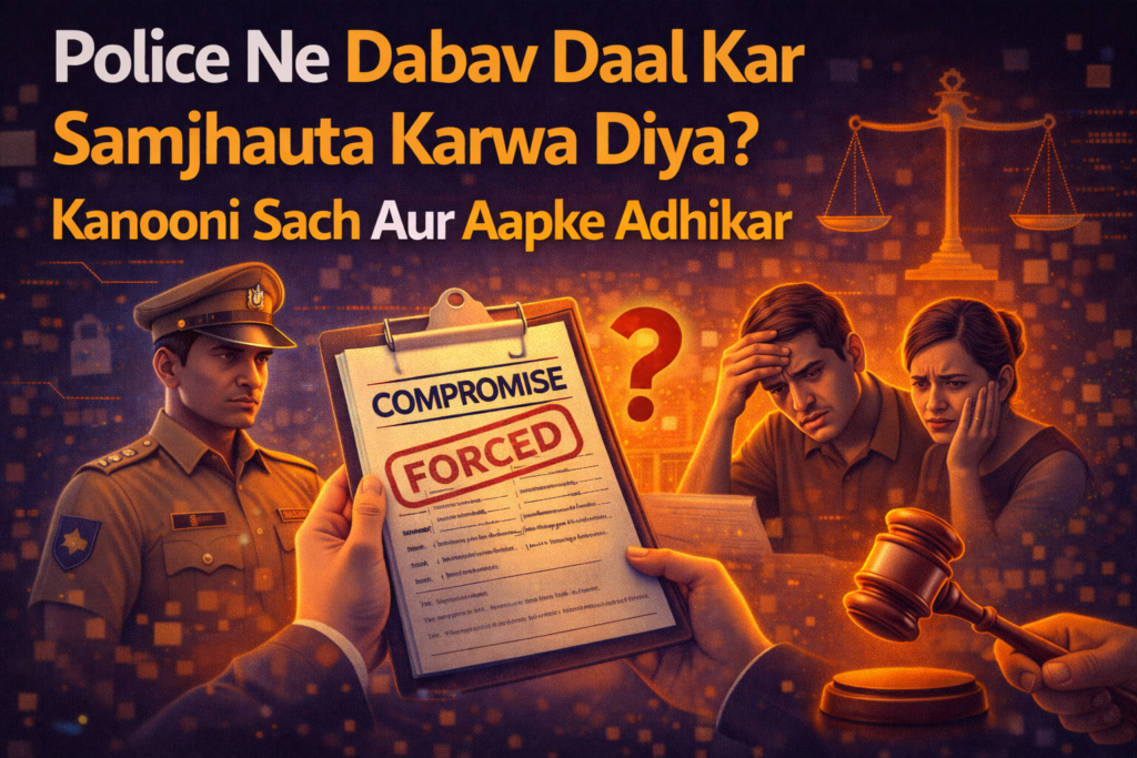 Police Ne Dabav Daal Kar Samjhauta Karwa Diya? Kanooni Sach Aur Aapke Adhikar file 00000000a06472088e60a88a7b8389a4