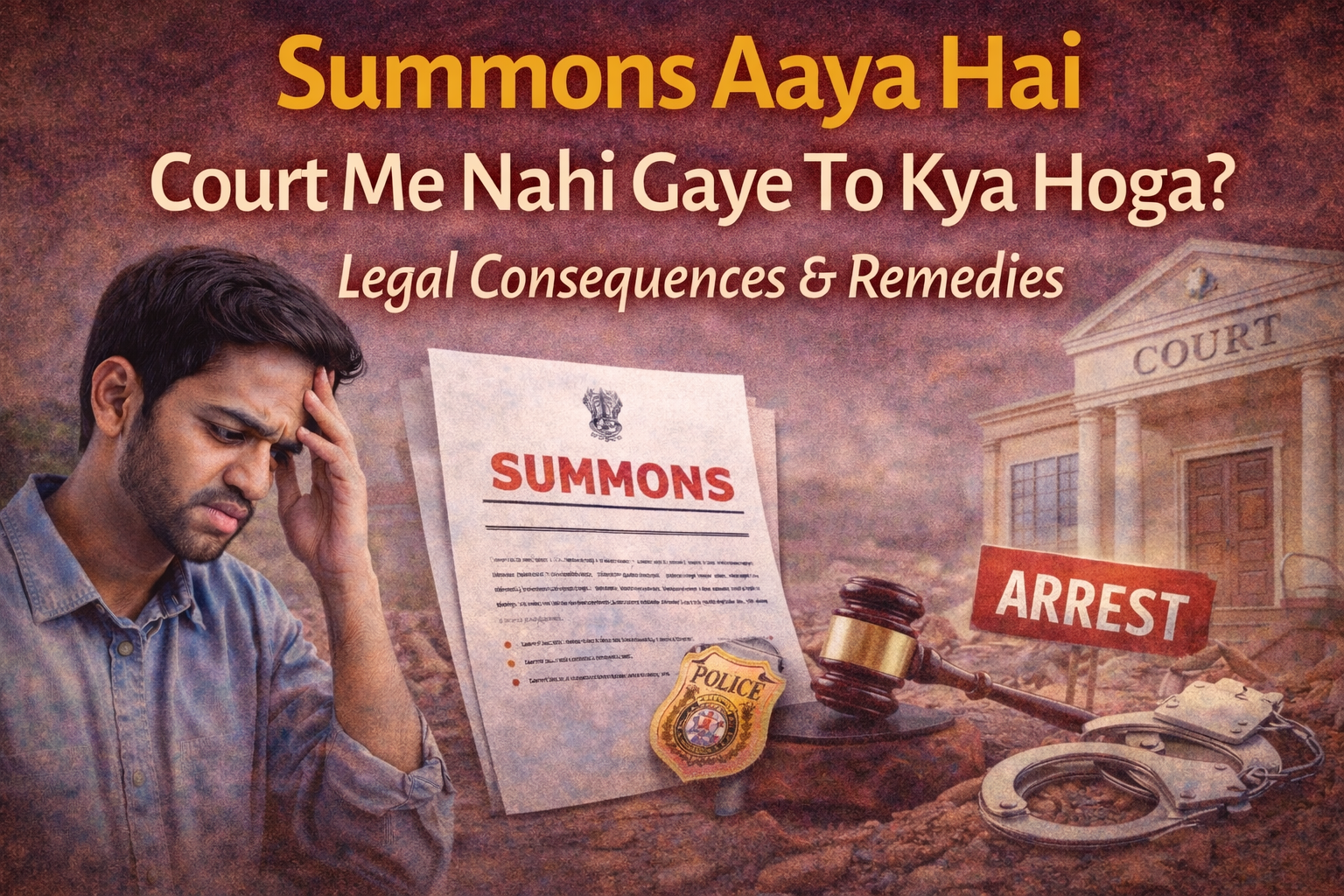 Summons Aaya Hai – Court Me Nahi Gaye To Kya Hoga? Legal Consequences & Remedies file 00000000f68c7208b552e0c79c94ca90