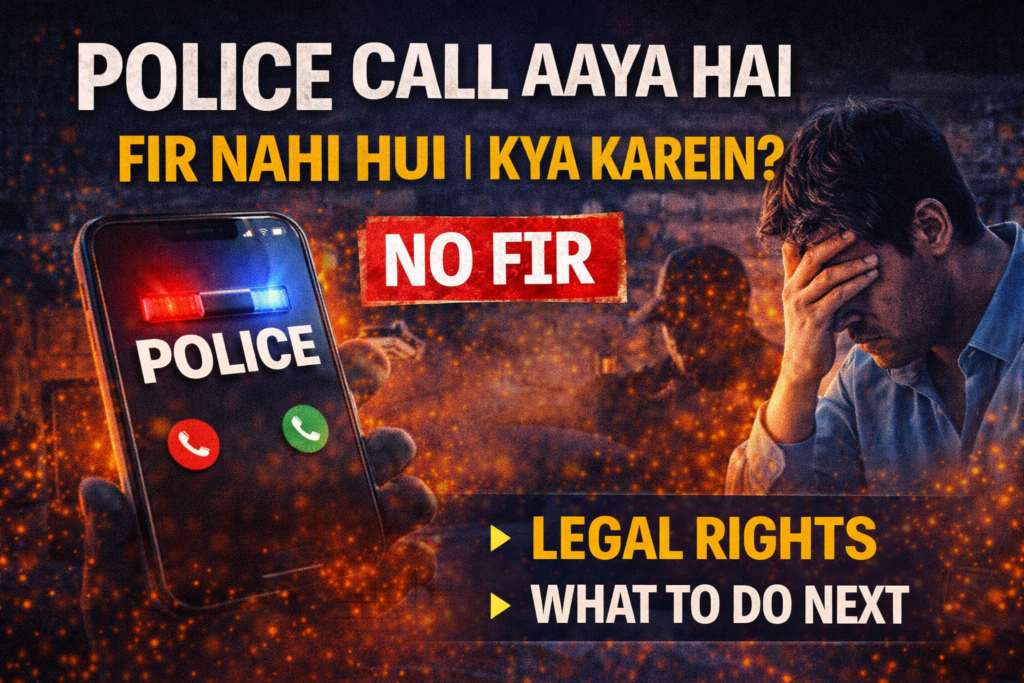 Police Call Without FIR in India – Legal Rights & What You Should Do file 000000002958720bb0a984bbf1747e3b
