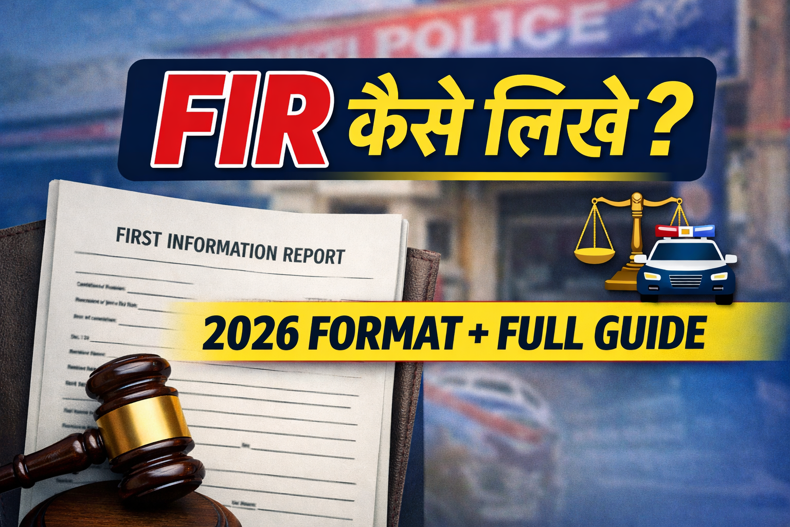 FIR Format 2026 in Hindi – FIR Kaise Likhe, Police Mana Kare To Kya Kare (Prayagraj Guide) file 000000000cb4722f8b1463adc214b0f6